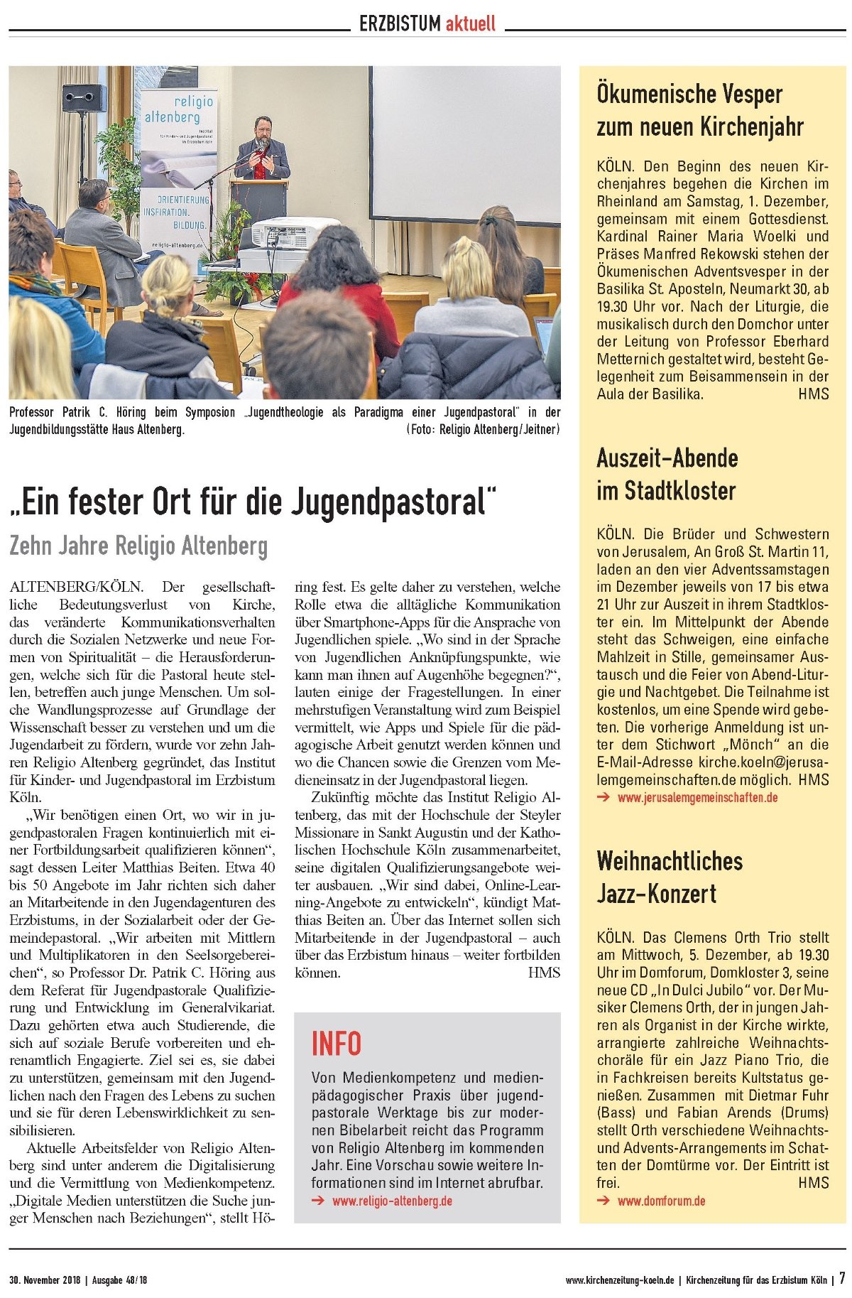 Kirchenzeitung 48_2018